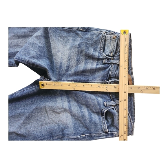 Joe’s Jeans High Rise Flare – Size 27, Made in USA, Raw Hem, Stretch Denim - Picture 4 of 5